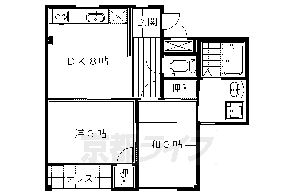 京都府京都市下京区諏訪開町 梅小路京都西駅 2DK マンション 賃貸物件詳細