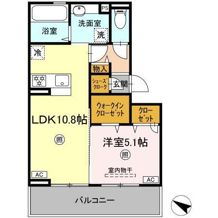 熊本県熊本市東区八反田３ 1LDK アパート 賃貸物件詳細