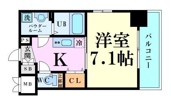 大阪府大阪市中央区東高麗橋 北浜駅 1K マンション 賃貸物件詳細