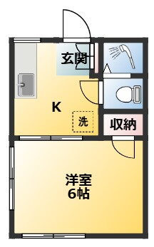 東京都北区西が丘２ 十条駅 1K アパート 賃貸物件詳細