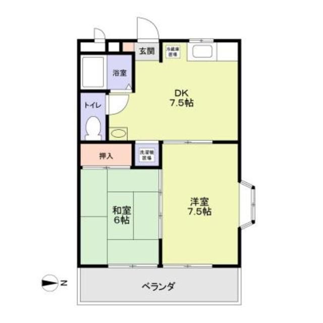 千葉県船橋市三咲２ 三咲駅 2DK アパート 賃貸物件詳細