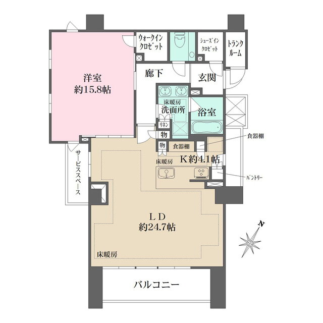 東京都港区高輪１ 白金高輪駅 1LDK マンション 賃貸物件詳細