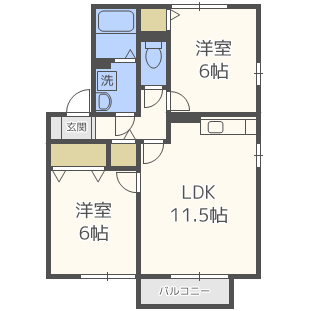 福岡県福岡市南区老司４ 博多南駅 2LDK アパート 賃貸物件詳細