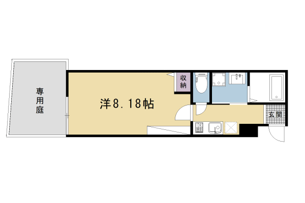 京都府京都市右京区谷口園町 龍安寺駅 1K マンション 賃貸物件詳細