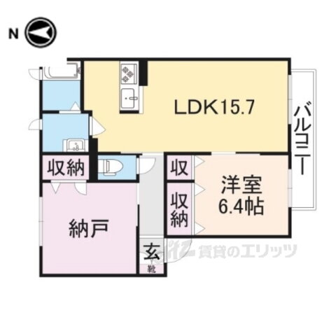 大阪府寝屋川市明徳１ 星田駅 1LDK アパート 賃貸物件詳細