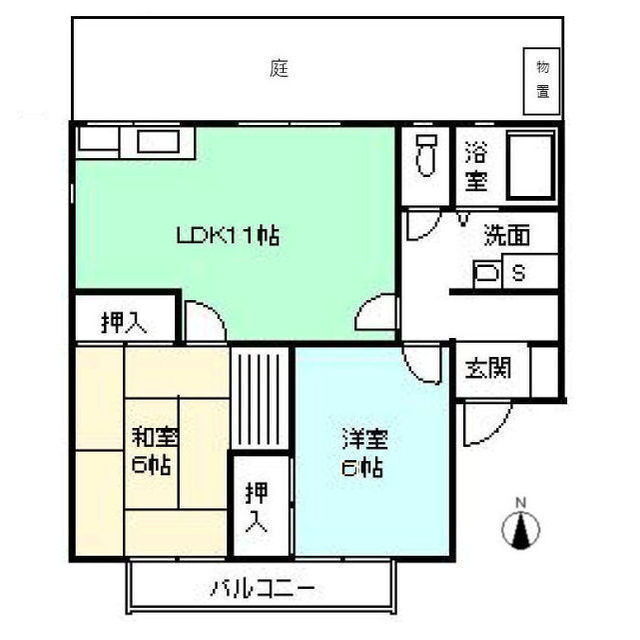 愛知県知立市八ツ田町１ 牛田駅 2LDK アパート 賃貸物件詳細
