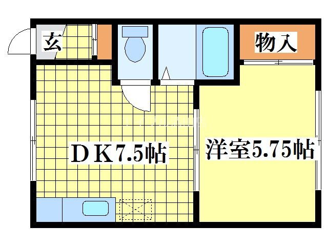北海道北広島市美沢３ 北広島駅 1DK アパート 賃貸物件詳細