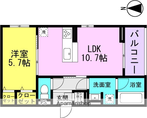 兵庫県尼崎市立花町２ 立花駅 1LDK アパート 賃貸物件詳細
