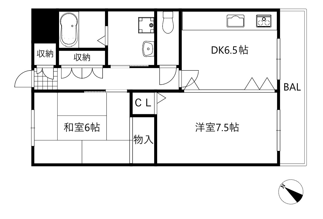 兵庫県神戸市須磨区須磨本町１ 須磨駅 2DK マンション 賃貸物件詳細
