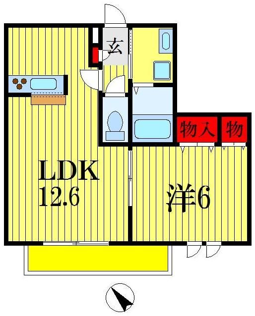 ディアナコートＩＩ 1階 1LDK 賃貸物件詳細