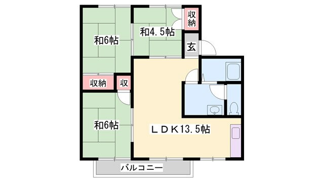 兵庫県姫路市網干区垣内南町 山陽網干駅 3LDK アパート 賃貸物件詳細