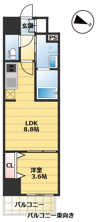 大阪府吹田市江坂町５ 緑地公園駅 1LDK マンション 賃貸物件詳細
