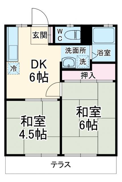 神奈川県横浜市都筑区池辺町 鴨居駅 2DK アパート 賃貸物件詳細
