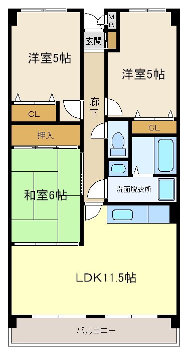 宮城県仙台市太白区富沢南２ 富沢駅 3LDK マンション 賃貸物件詳細