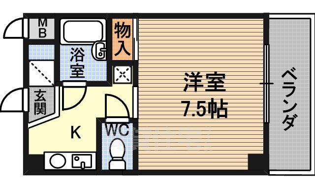 サバーブシティ十三 4階 ワンルーム 賃貸物件詳細