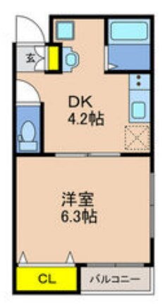 兵庫県神戸市中央区神若通６ 春日野道駅 1DK アパート 賃貸物件詳細