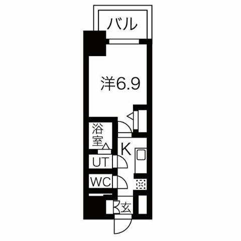 ファステート名古屋駅前ドリーム 8階 1K 賃貸物件詳細
