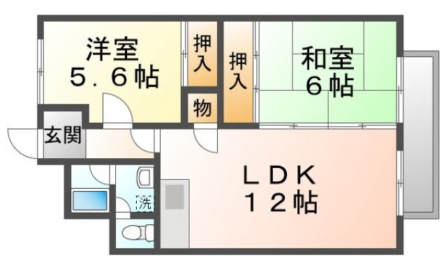 大阪府吹田市春日４ 桃山台駅 2LDK マンション 賃貸物件詳細