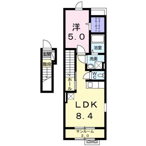 富山県富山市新庄町 東新庄駅 1LDK アパート 賃貸物件詳細
