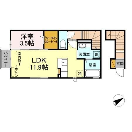 茨城県日立市森山町１ 大甕駅 1LDK アパート 賃貸物件詳細