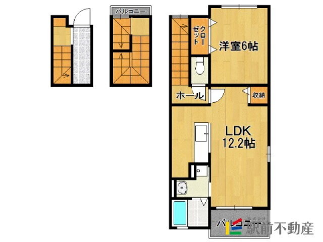 福岡県福岡市西区下山門３ 下山門駅 1LDK アパート 賃貸物件詳細