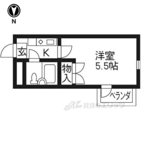 京都府京都市山科区大宅辻脇町 山科駅 1K マンション 賃貸物件詳細