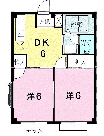 愛知県田原市東赤石４ 三河田原駅 2DK アパート 賃貸物件詳細