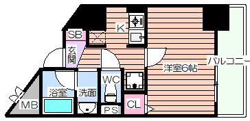 ラナップスクエア東梅田 11階 1K 賃貸物件詳細