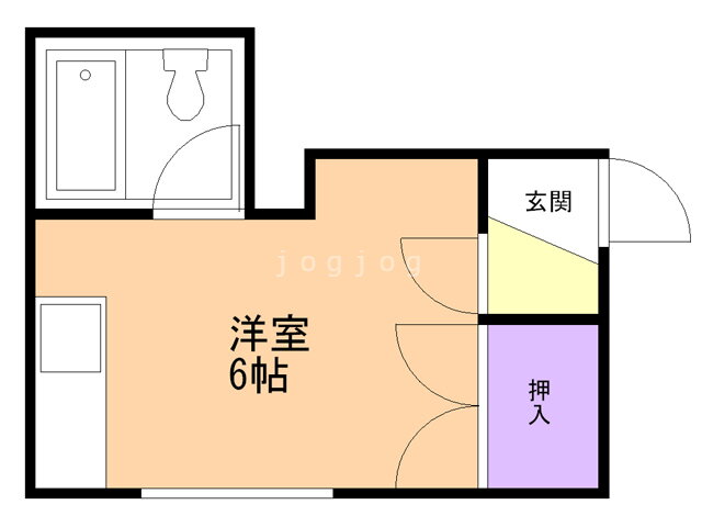 北海道札幌市南区川沿十一条２ ワンルーム アパート 賃貸物件詳細