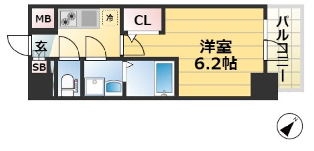 兵庫県神戸市兵庫区西上橘通１ 神戸駅 1K マンション 賃貸物件詳細
