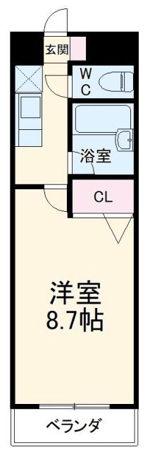 愛知県尾張旭市緑町緑ケ丘 藤が丘駅 1K マンション 賃貸物件詳細