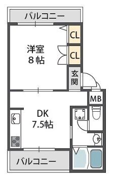 大阪府大阪市阿倍野区北畠１ 北畠駅 1DK マンション 賃貸物件詳細
