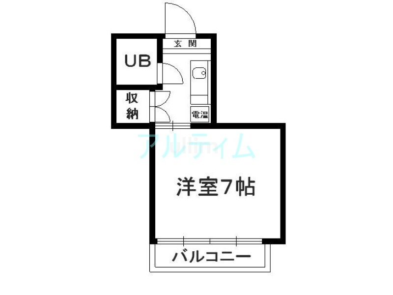 シェモア神宮道 2階 1K 賃貸物件詳細