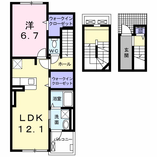 福岡県京都郡苅田町大字与原 小波瀬西工大前駅 1LDK アパート 賃貸物件詳細