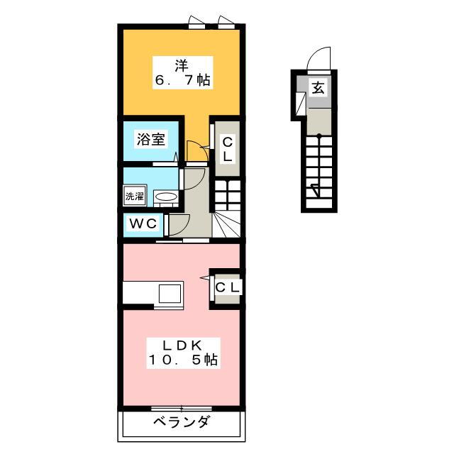 三重県名張市東町 名張駅 1LDK アパート 賃貸物件詳細