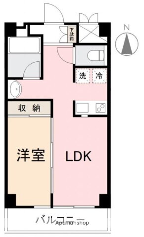 コリドールサン 3階 1LDK 賃貸物件詳細