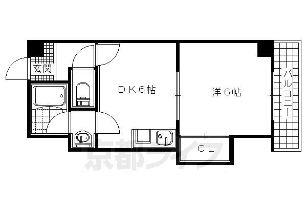 京都府宇治市小倉町春日森 小倉駅 1DK マンション 賃貸物件詳細