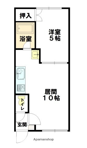 北海道旭川市大雪通９ 新旭川駅 1LDK アパート 賃貸物件詳細
