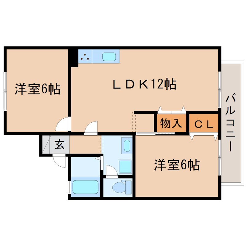 滋賀県守山市立入町 守山駅 2LDK アパート 賃貸物件詳細