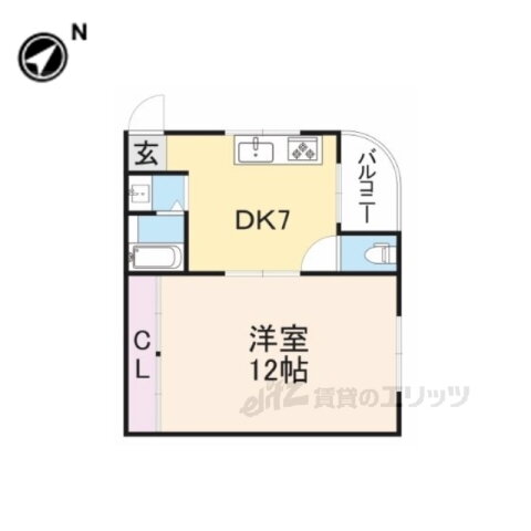シャンテ―三矢３ 1階 1DK 賃貸物件詳細