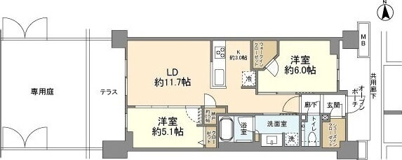 東京都練馬区貫井２ 中村橋駅 2LDK マンション 賃貸物件詳細