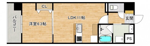 ＪＩＮｓ向洋駅南 5階 1LDK 賃貸物件詳細