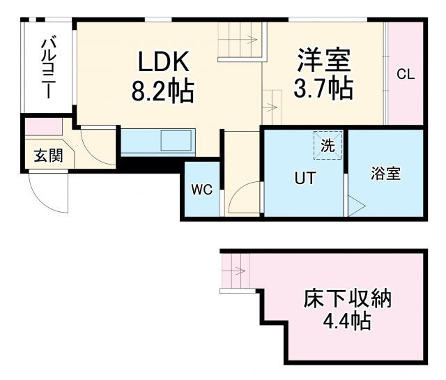 愛知県名古屋市中村区若宮町４ 太閤通駅 1LDK アパート 賃貸物件詳細