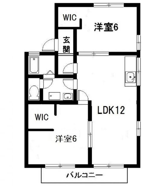 カサベルデ　２棟 2階 2LDK 賃貸物件詳細