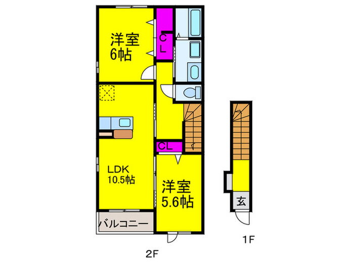 大阪府堺市西区草部 鳳駅 2LDK アパート 賃貸物件詳細