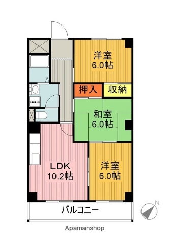愛知県名古屋市天白区笹原町 3LDK マンション 賃貸物件詳細