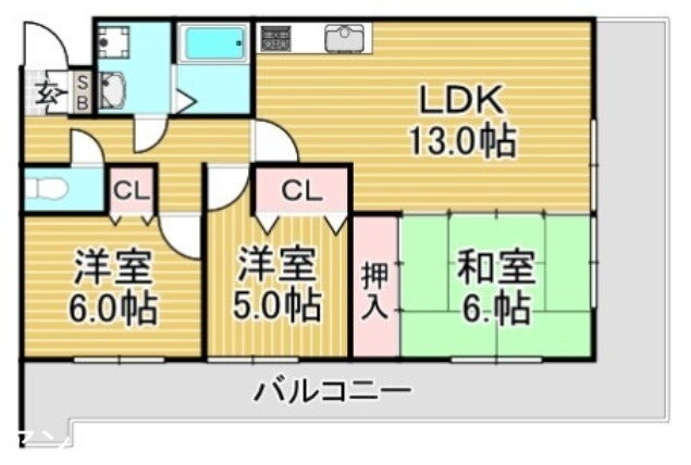 福岡県大野城市筒井３ 春日原駅 3LDK マンション 賃貸物件詳細