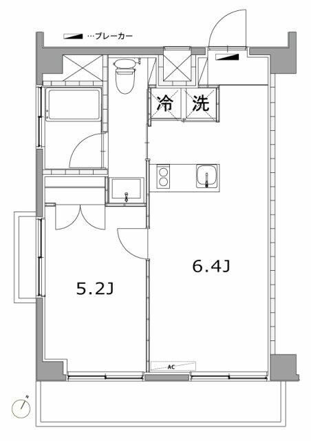 東京都目黒区目黒２ 目黒駅 1LDK マンション 賃貸物件詳細