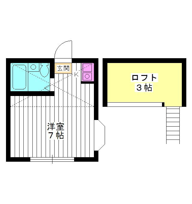 東京都練馬区豊玉上１ 江古田駅 1K アパート 賃貸物件詳細