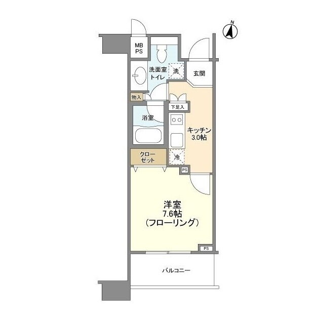 東京都港区高輪１ 白金高輪駅 1K マンション 賃貸物件詳細